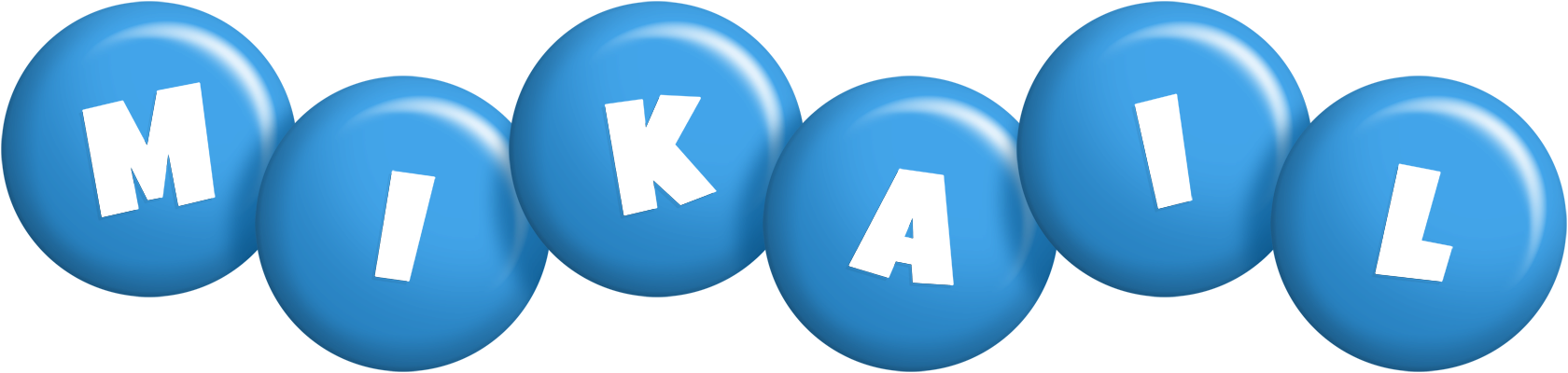 Mikail candy-blue logo
