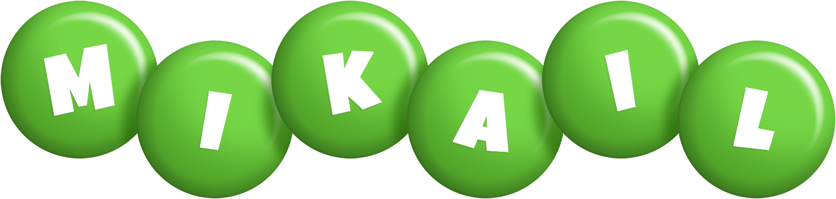 Mikail candy-green logo