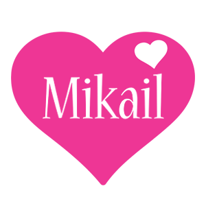 Mikail love-heart logo