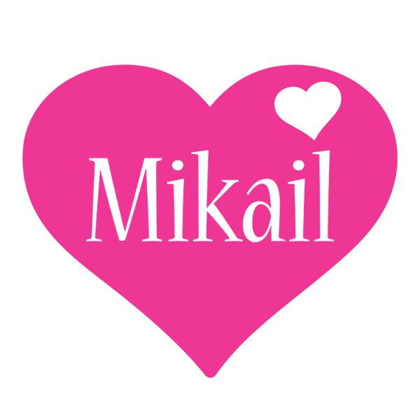 Mikail love-heart logo