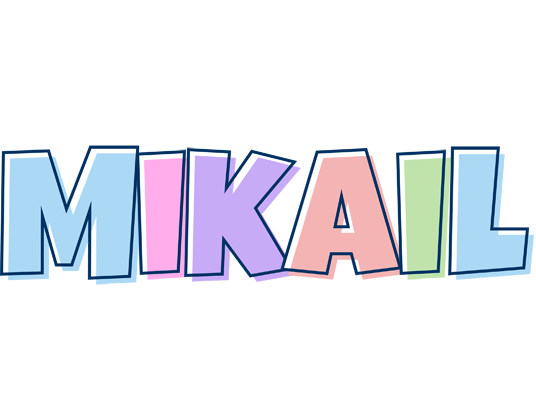 Mikail pastel logo