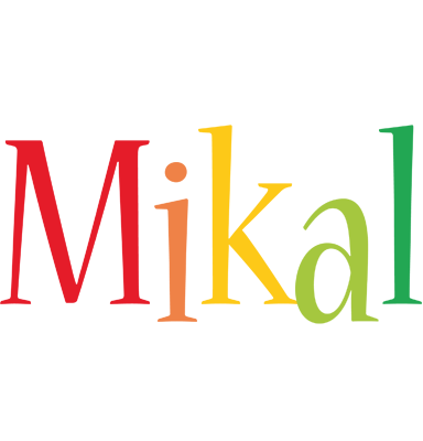 Mikal birthday logo