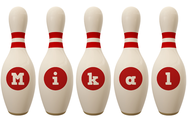 Mikal bowling-pin logo