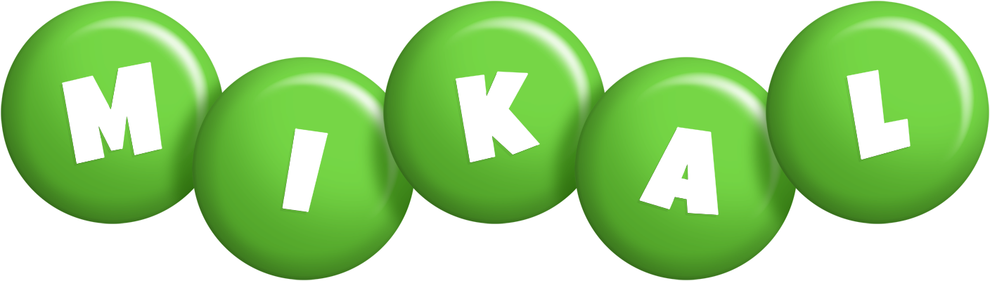 Mikal candy-green logo