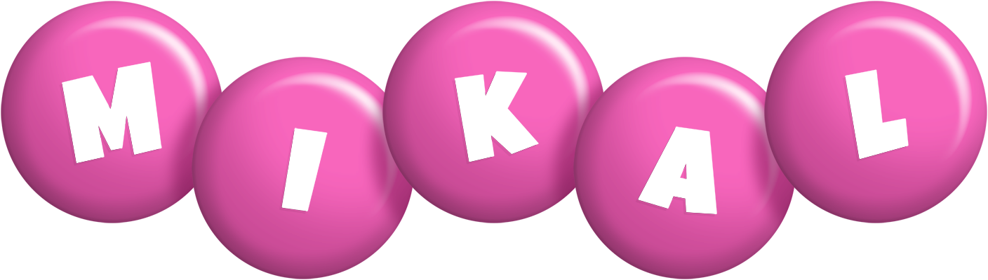 Mikal candy-pink logo
