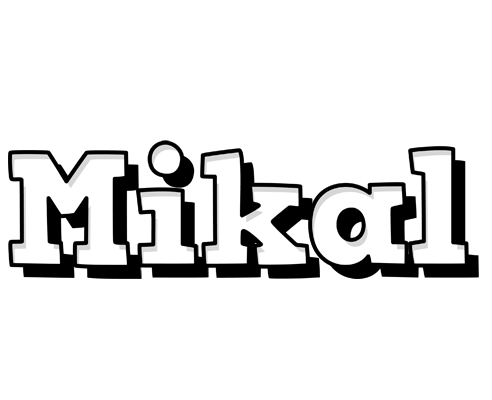 Mikal snowing logo