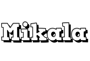 Mikala snowing logo