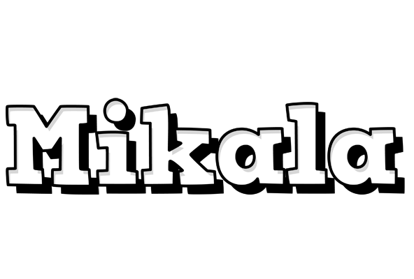 Mikala snowing logo