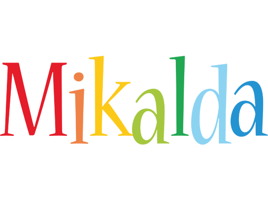 Mikalda birthday logo