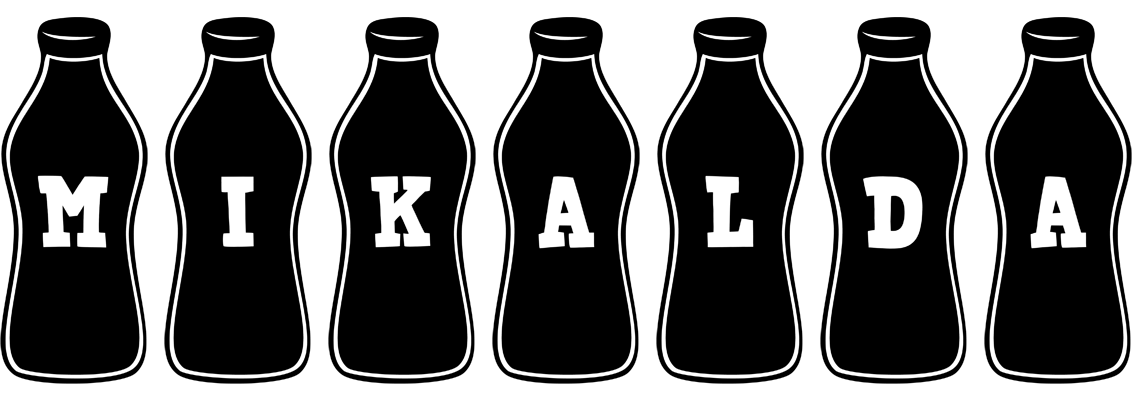 Mikalda bottle logo