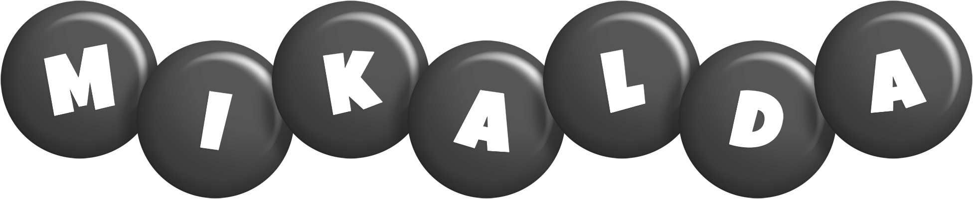 Mikalda candy-black logo