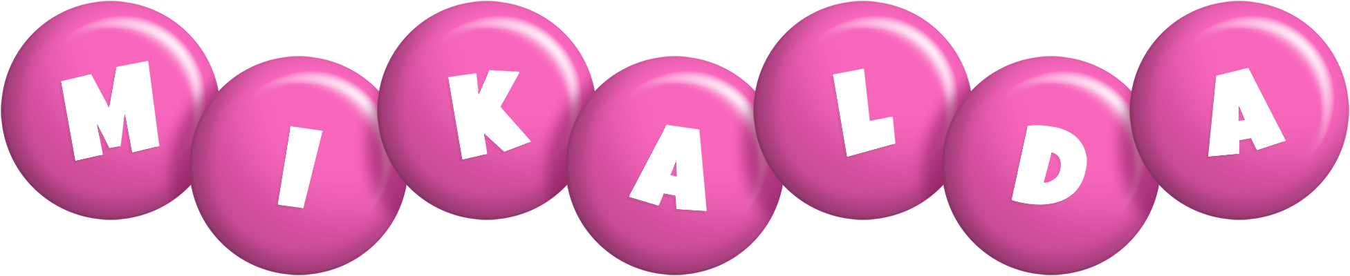 Mikalda candy-pink logo
