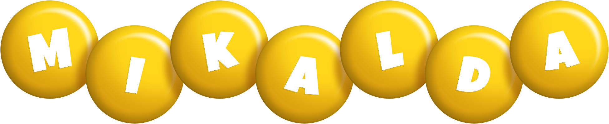Mikalda candy-yellow logo