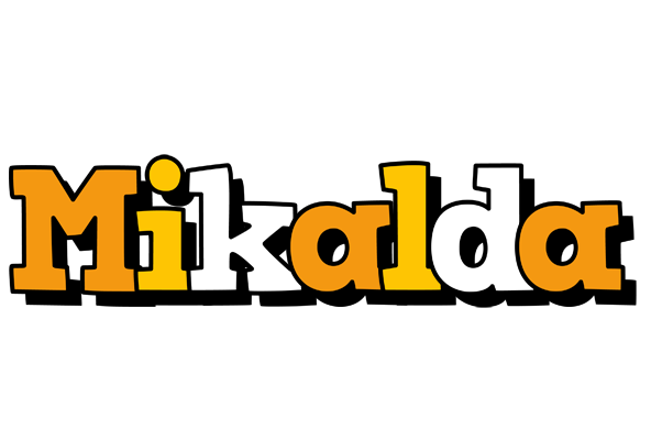 Mikalda cartoon logo