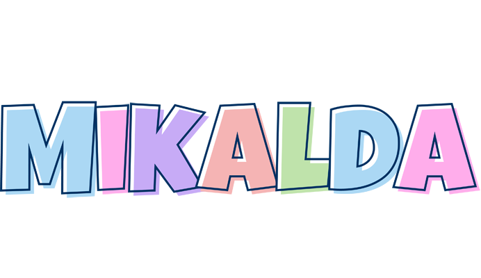 Mikalda pastel logo