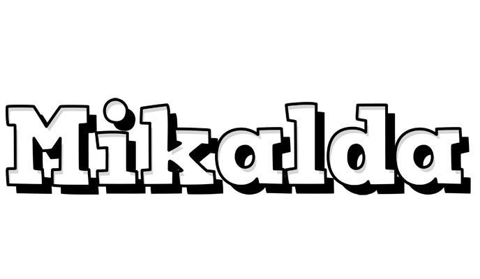 Mikalda snowing logo