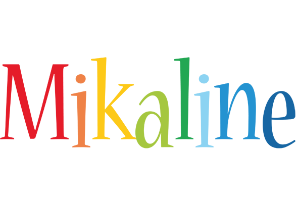 Mikaline birthday logo