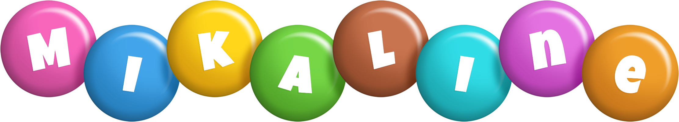 Mikaline candy logo