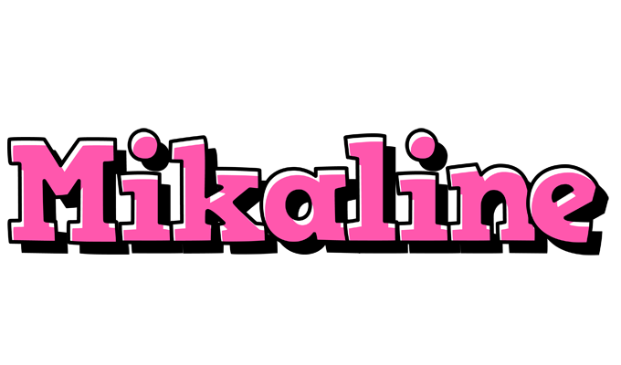 Mikaline girlish logo