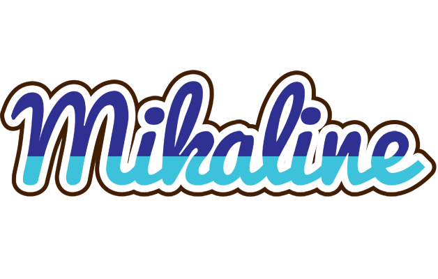 Mikaline raining logo