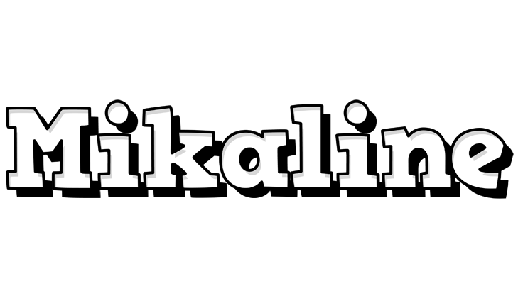 Mikaline snowing logo