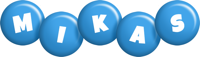 Mikas candy-blue logo
