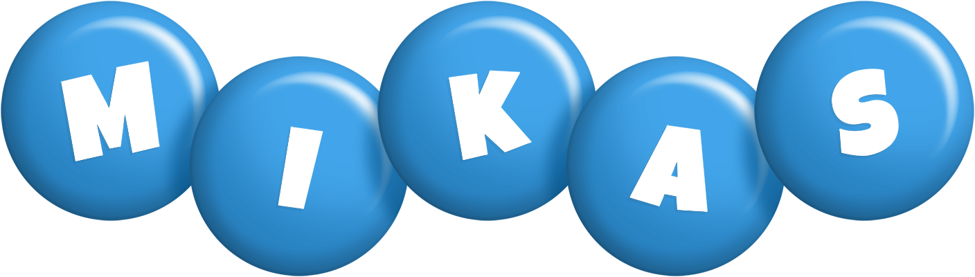 Mikas candy-blue logo