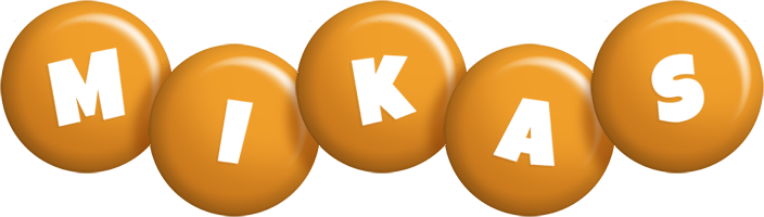Mikas candy-orange logo