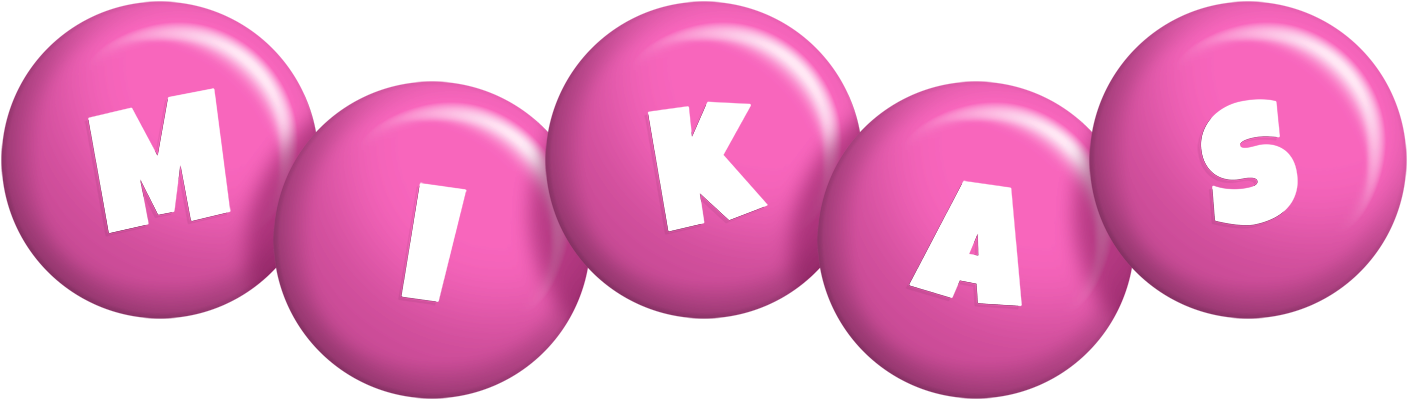 Mikas candy-pink logo