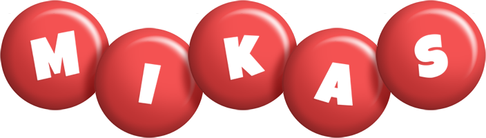 Mikas candy-red logo