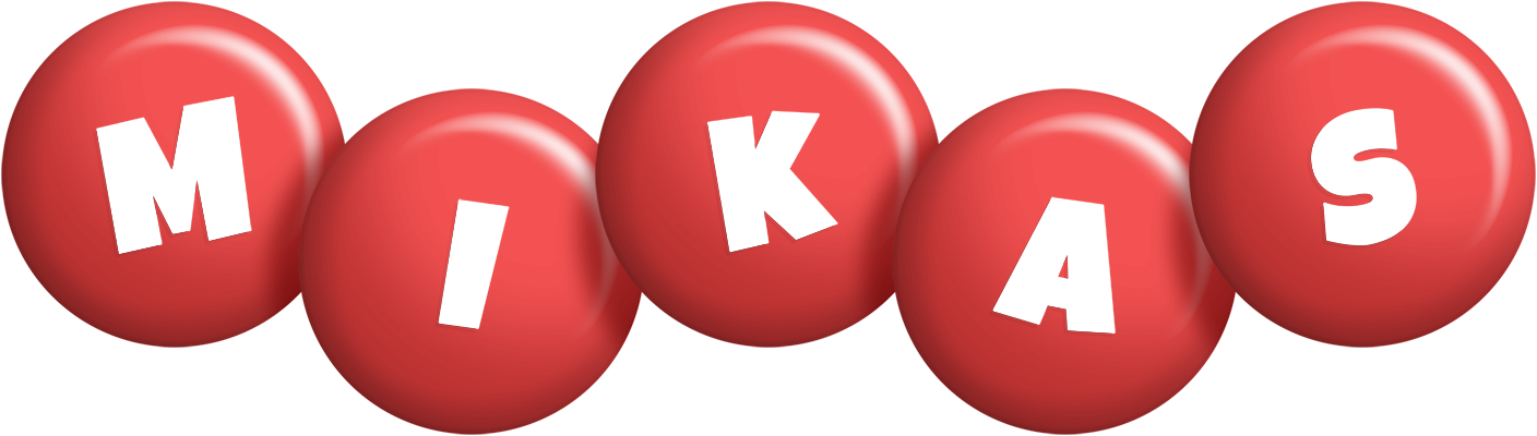 Mikas candy-red logo