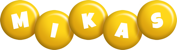 Mikas candy-yellow logo