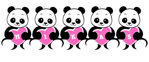 Mikas love-panda logo