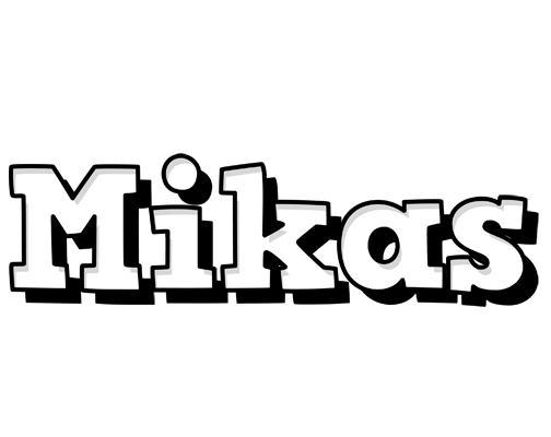Mikas snowing logo