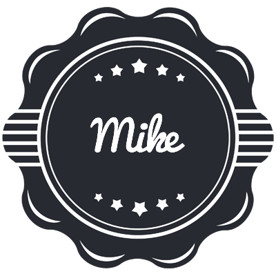 Mike badge logo