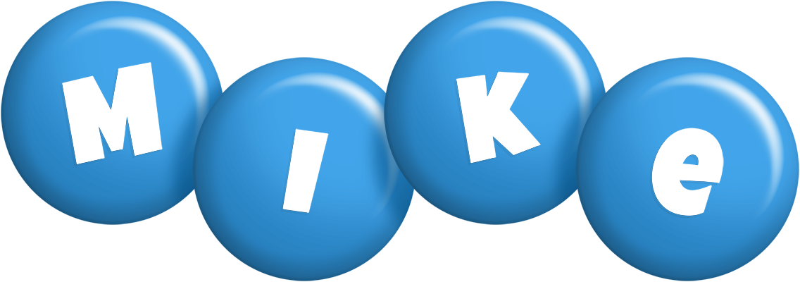 Mike candy-blue logo