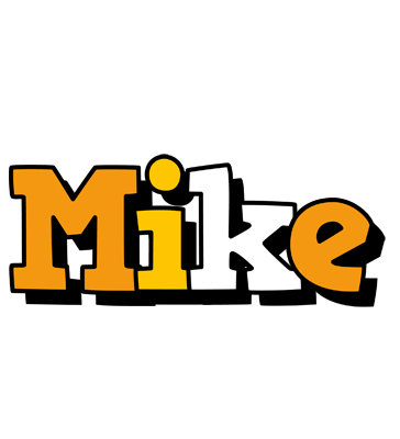 Mike cartoon logo