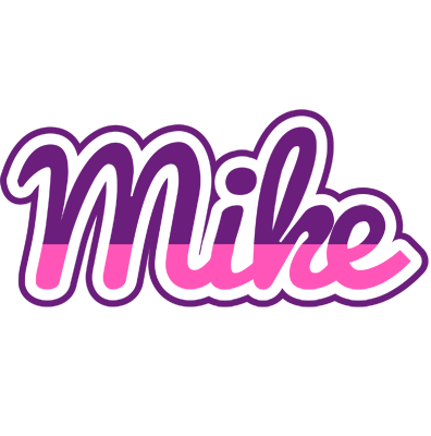 Mike cheerful logo
