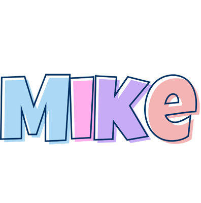 Mike pastel logo