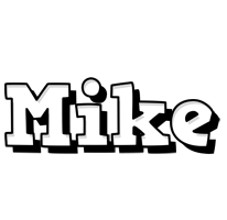 Mike snowing logo