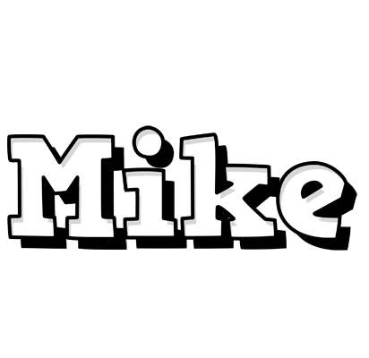Mike snowing logo