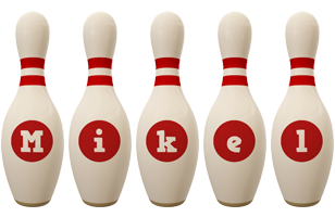 Mikel bowling-pin logo