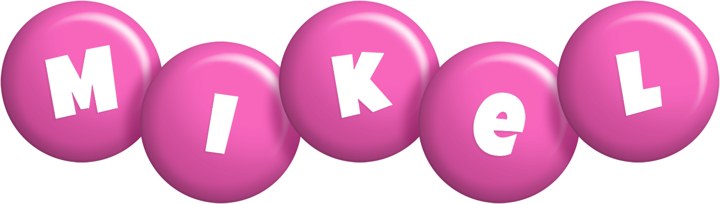 Mikel candy-pink logo