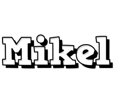 Mikel snowing logo