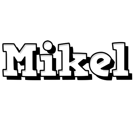 Mikel snowing logo