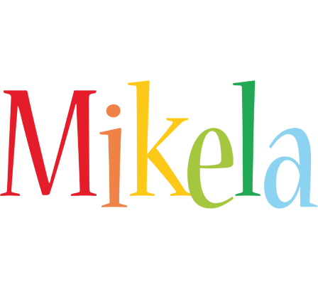 Mikela birthday logo