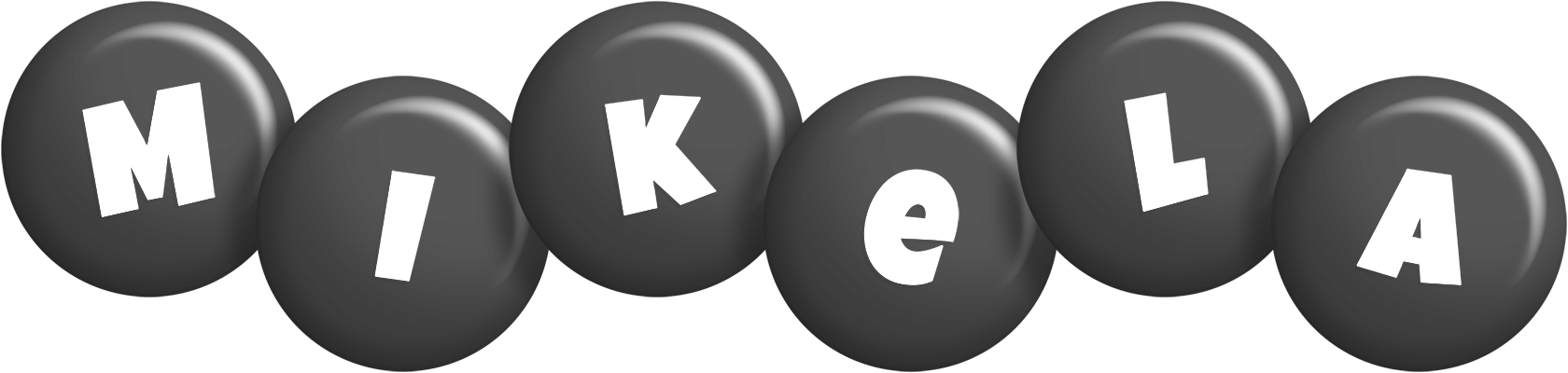 Mikela candy-black logo