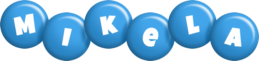 Mikela candy-blue logo