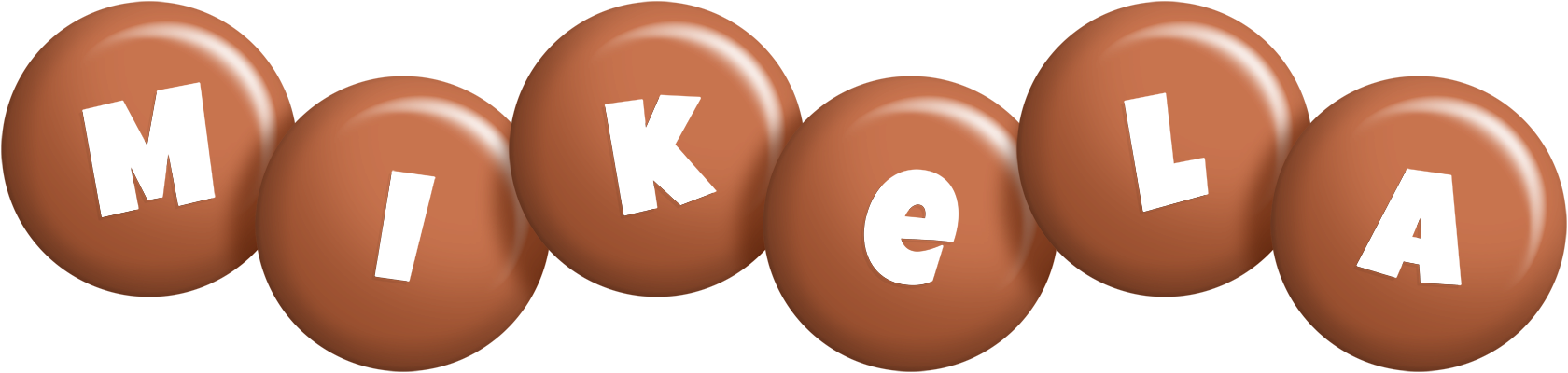 Mikela candy-brown logo