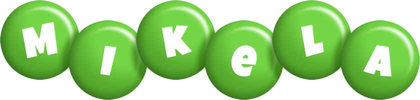 Mikela candy-green logo